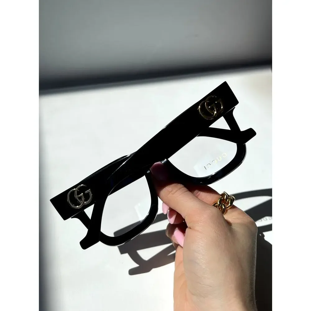 NEW Gucci GG1549O Black Thick Rim Eyeglasses Frames